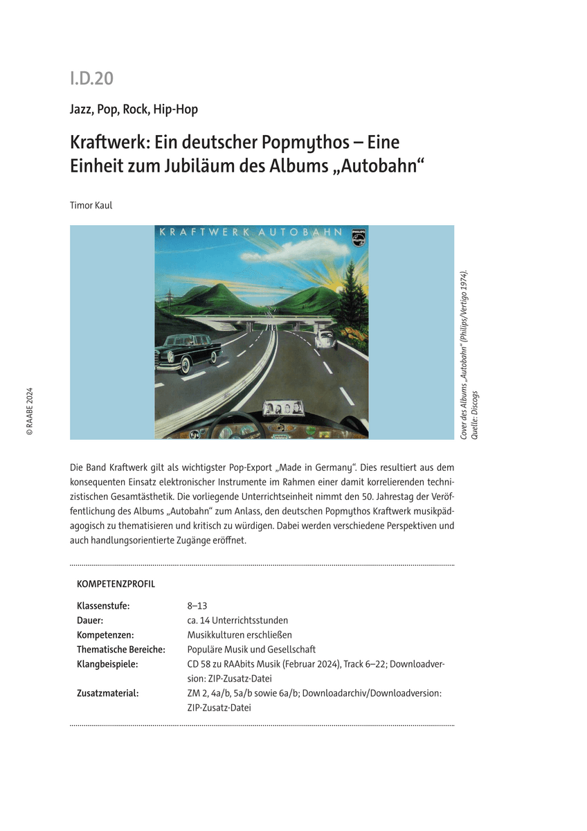 Kraftwerk: Ein deutscher Popmythos