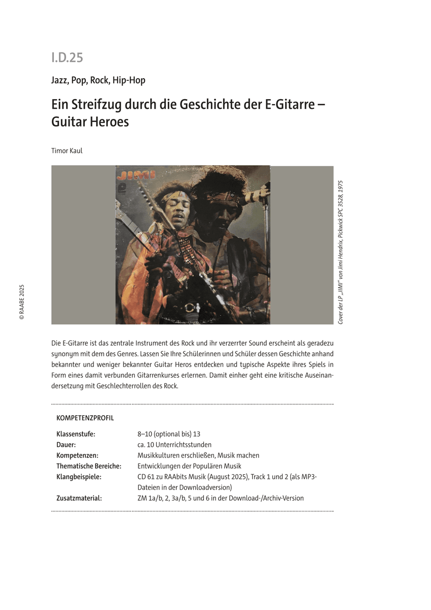 Ein Streifzug durch die Geschichte der E-Gitarre