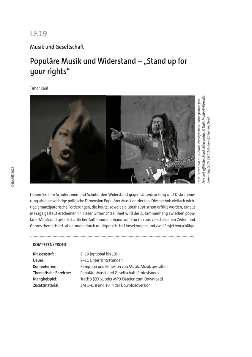 Populäre Musik und Widerstand