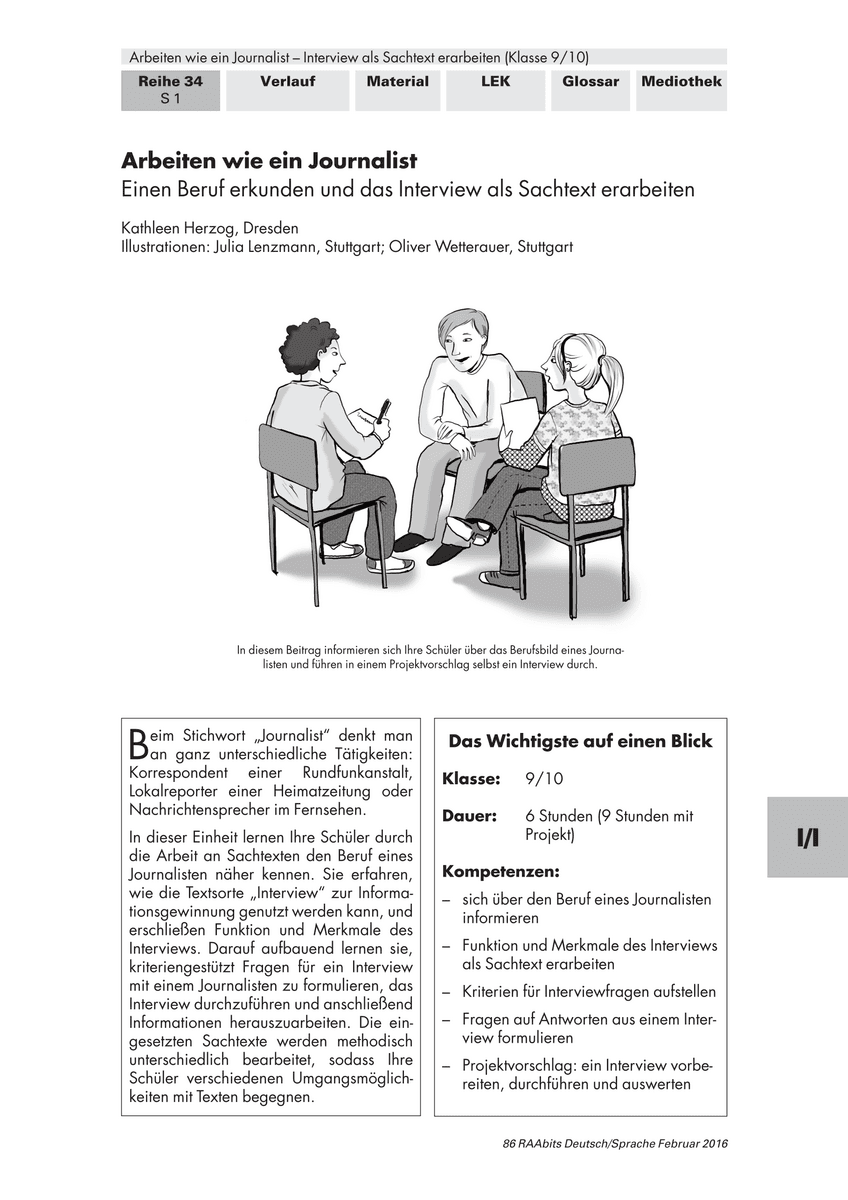 Arbeiten wie ein Journalist