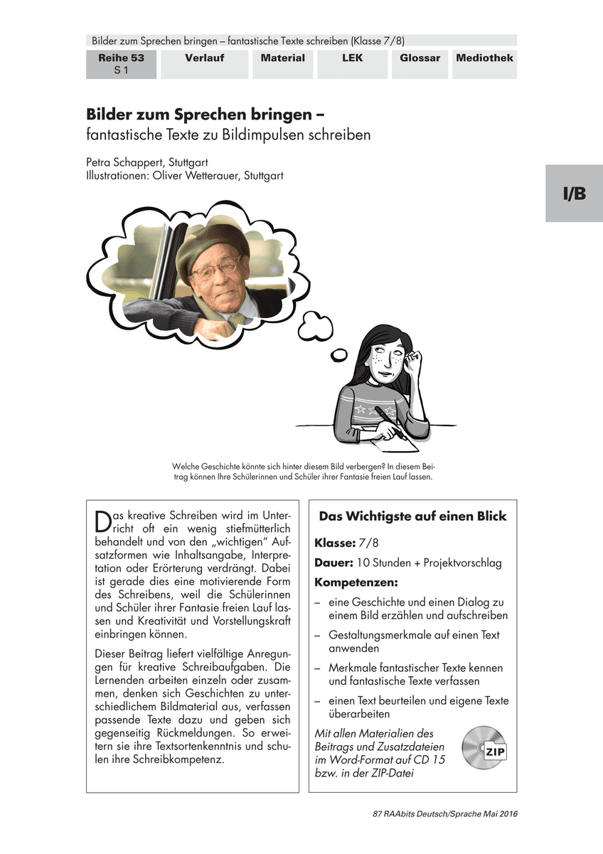 Bilder zum Sprechen bringen