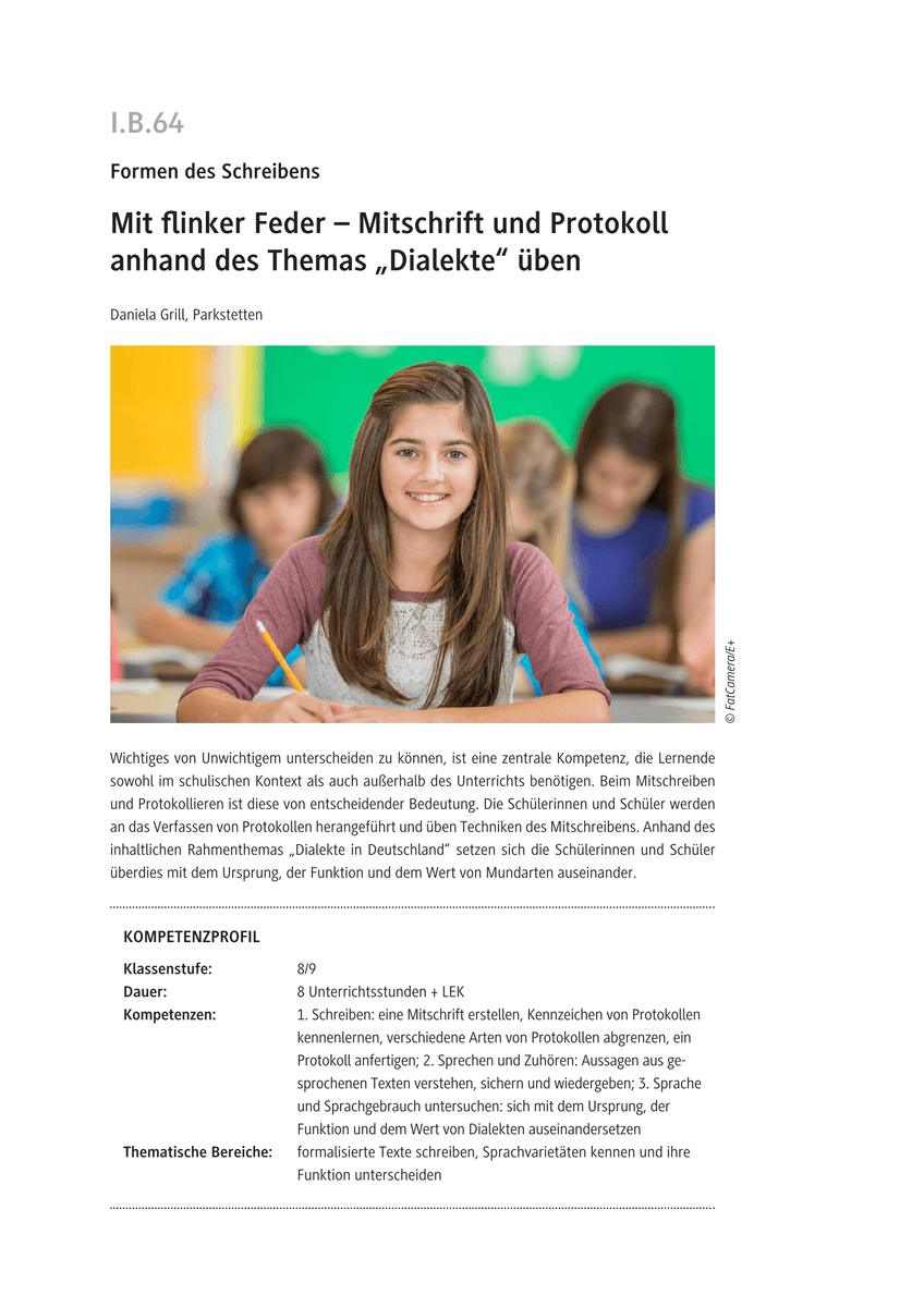 Mit flinker Feder