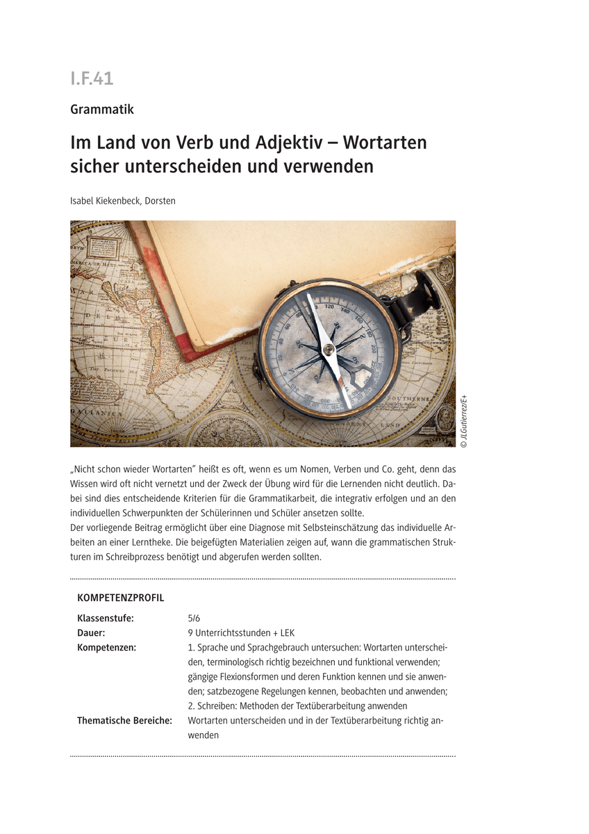 Im Land von Verb und Adjektiv