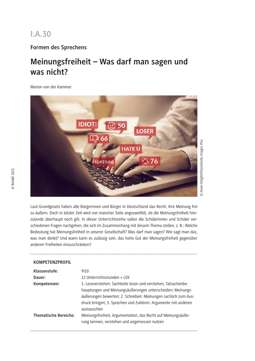 Meinungsfreiheit