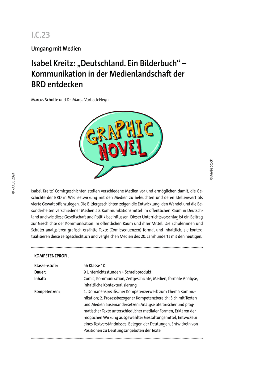 Kommunikation in der Medienlandschaft der BRD entdecken
