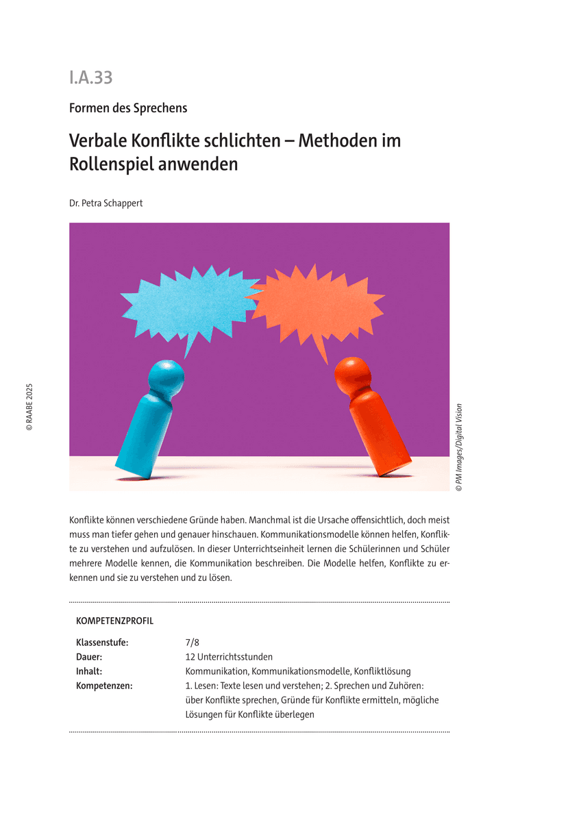 Verbale Konflikte schlichten