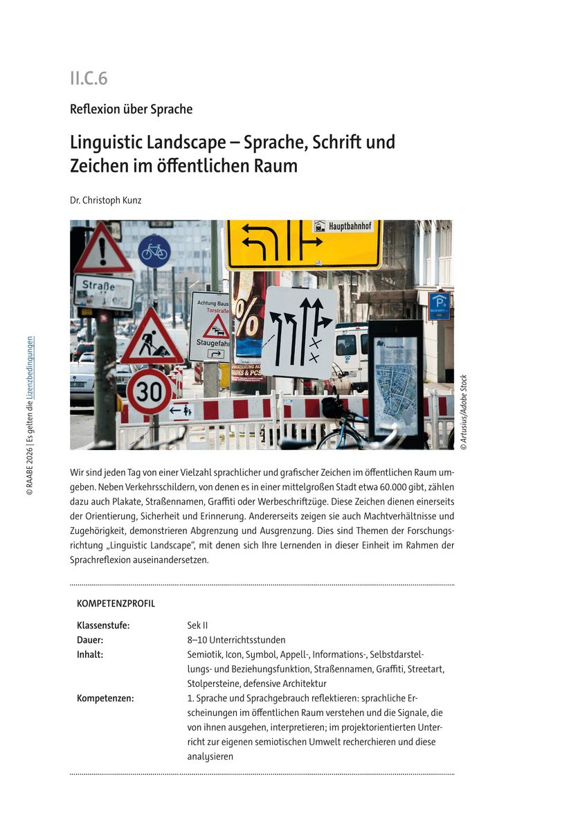 Linguistic Landscape