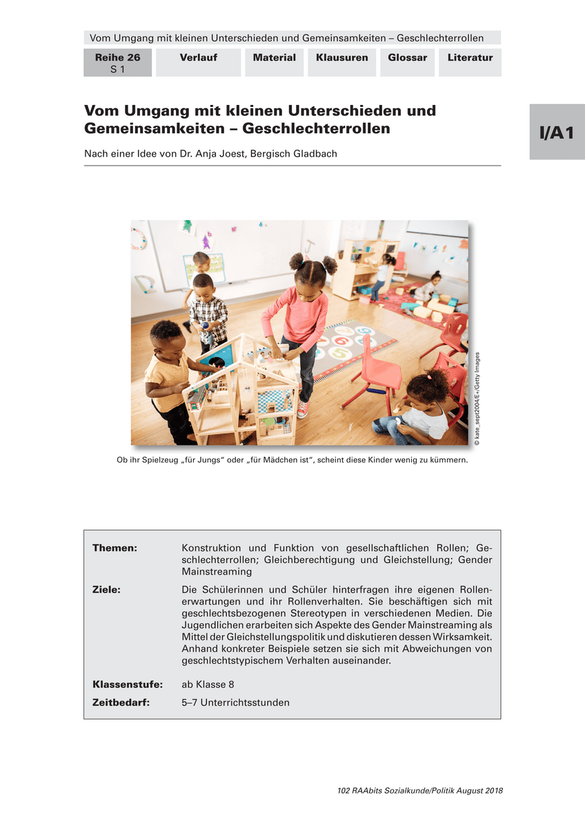Vom Umgang mit kleinen Unterschieden und Gemeinsamkeiten