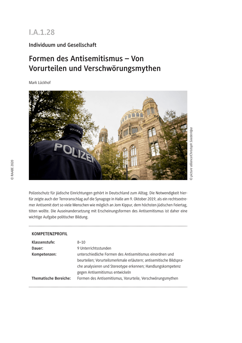 Formen des Antisemitismus
