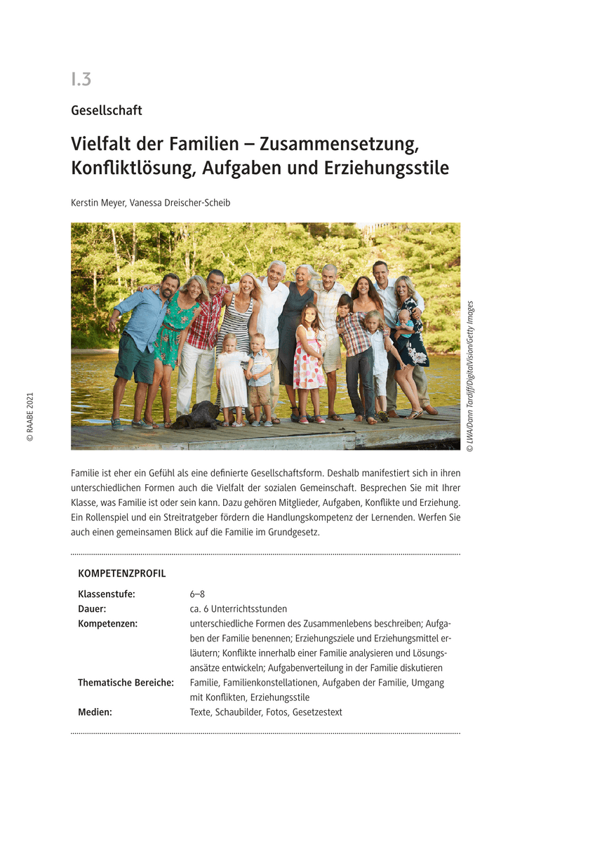 Vielfalt der Familien