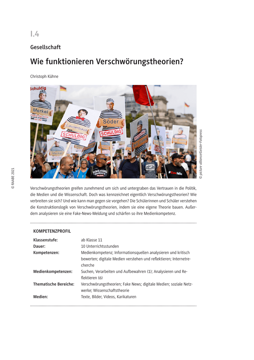 Wie funktionieren Verschwörungstheorien?