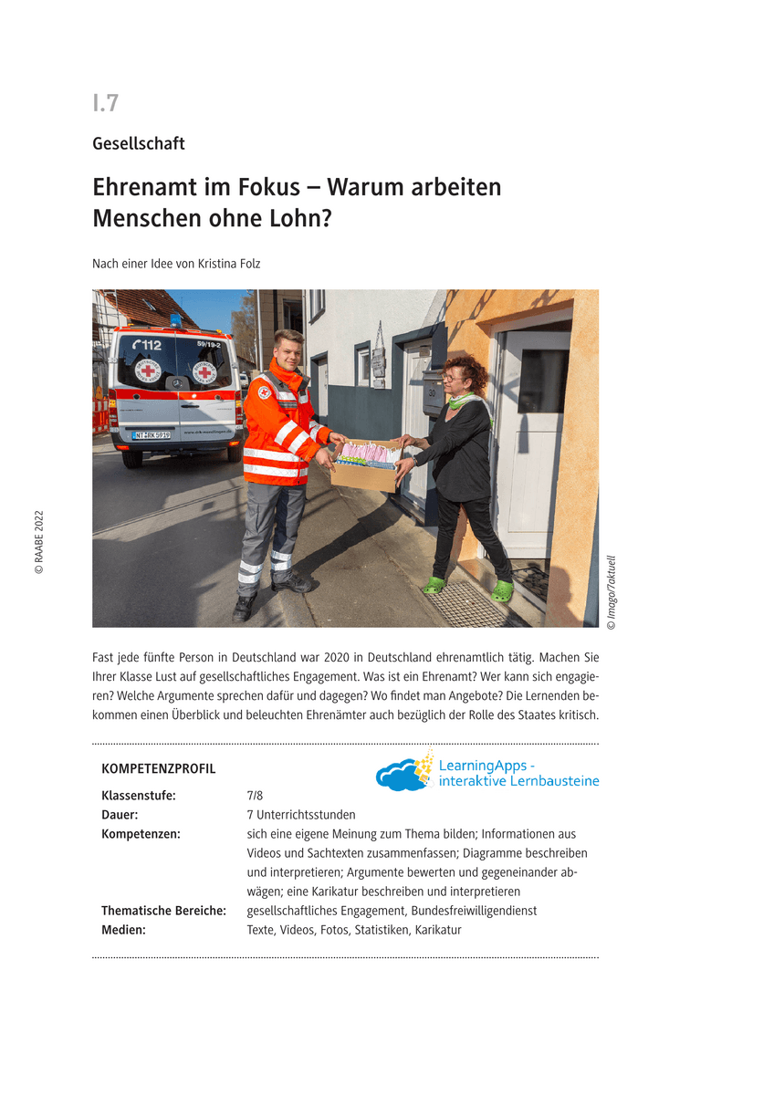Ehrenamt im Fokus