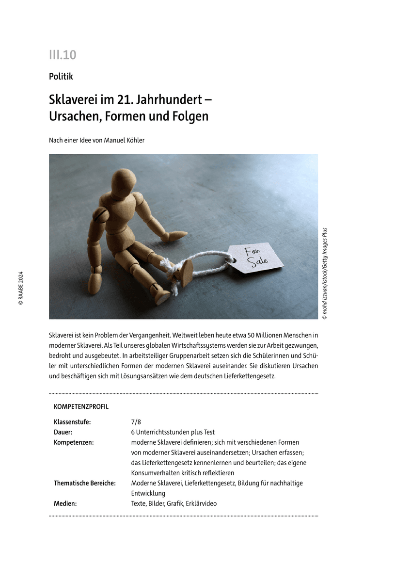 Sklaverei im 21. Jahrhundert