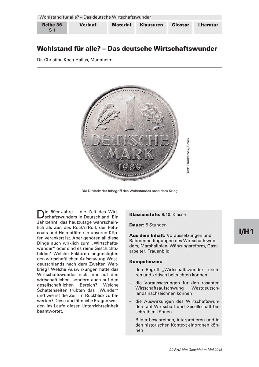 Wohlstand für alle?