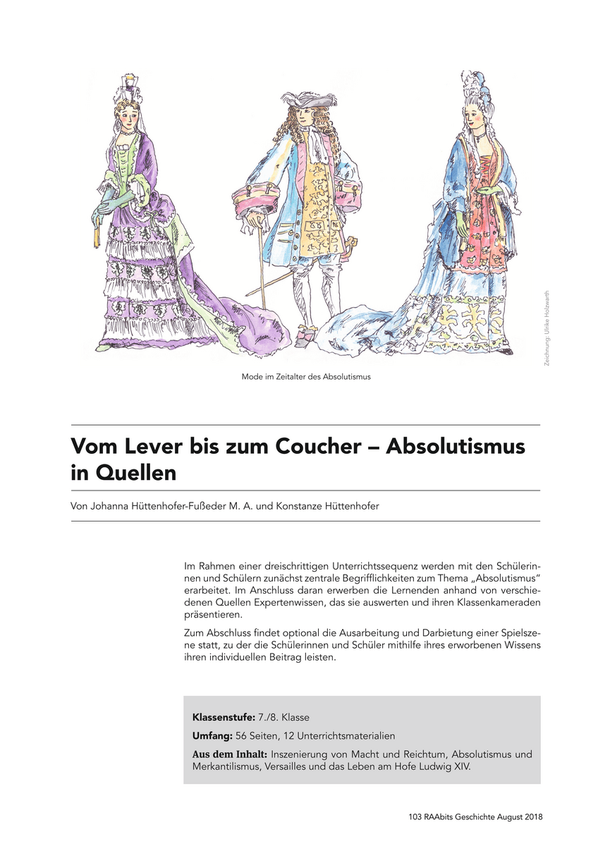 Vom Lever bis zum Coucher