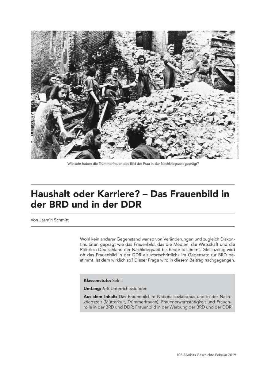 Haushalt oder Karriere?