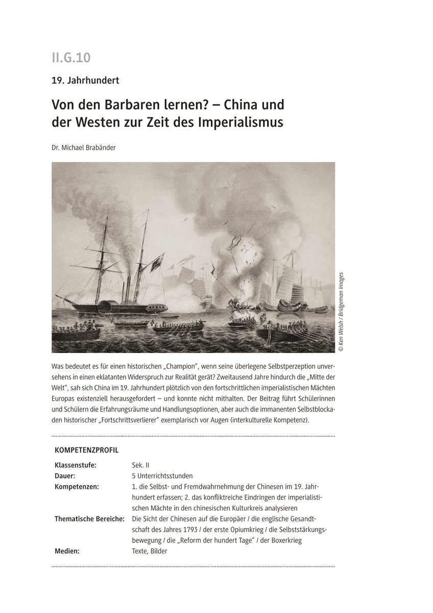 Von den Barbaren lernen?