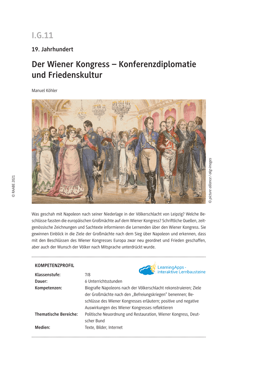 Der Wiener Kongress
