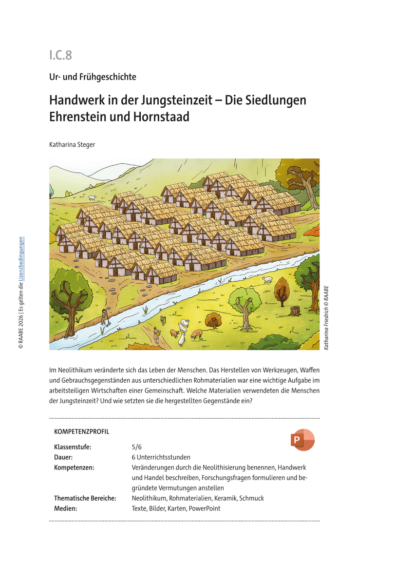 Handwerk in der Jungsteinzeit