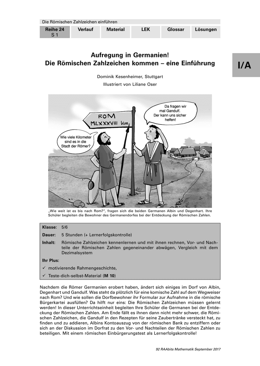 Aufregung in Germanien!