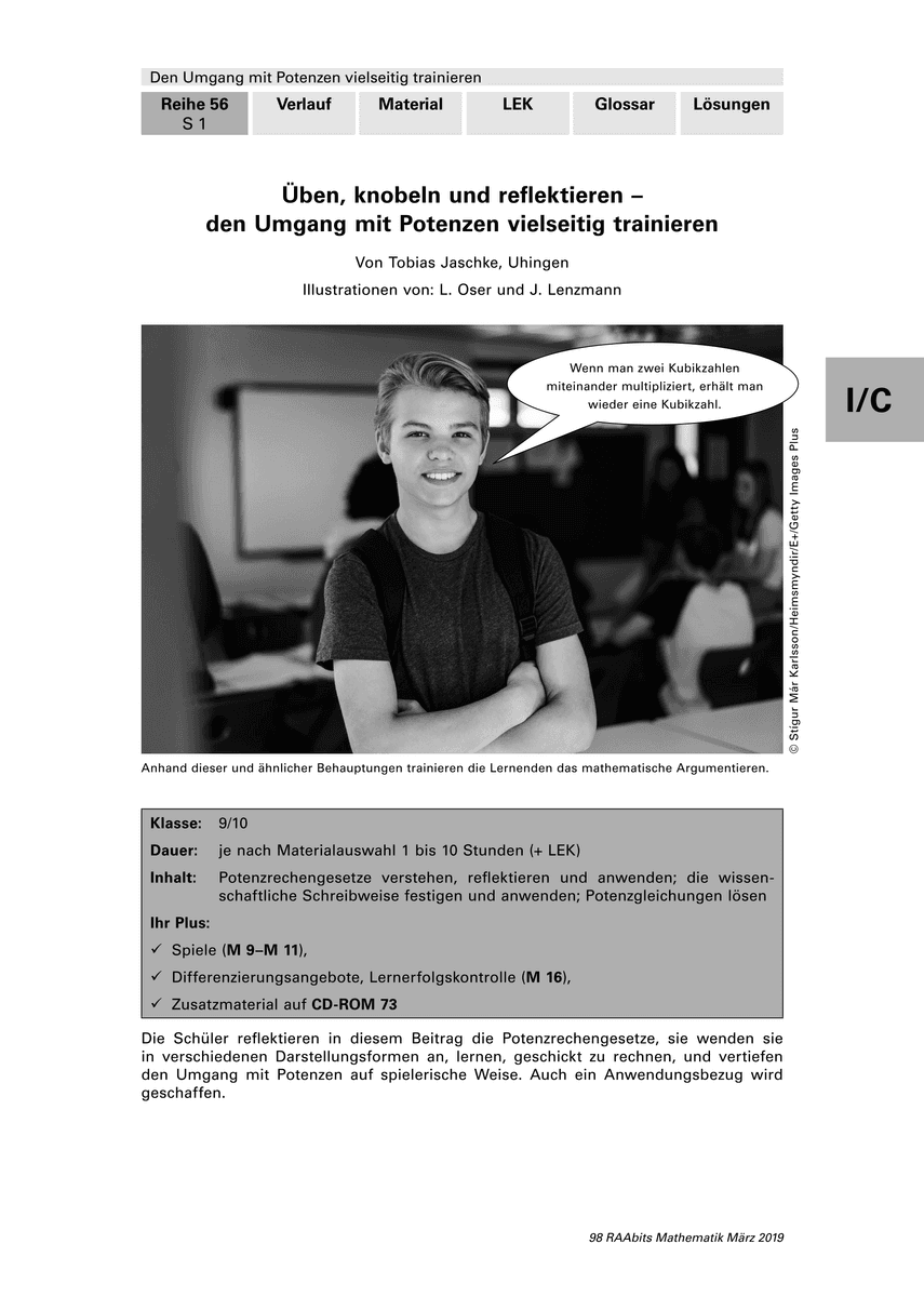 Üben, knobeln und reflektieren