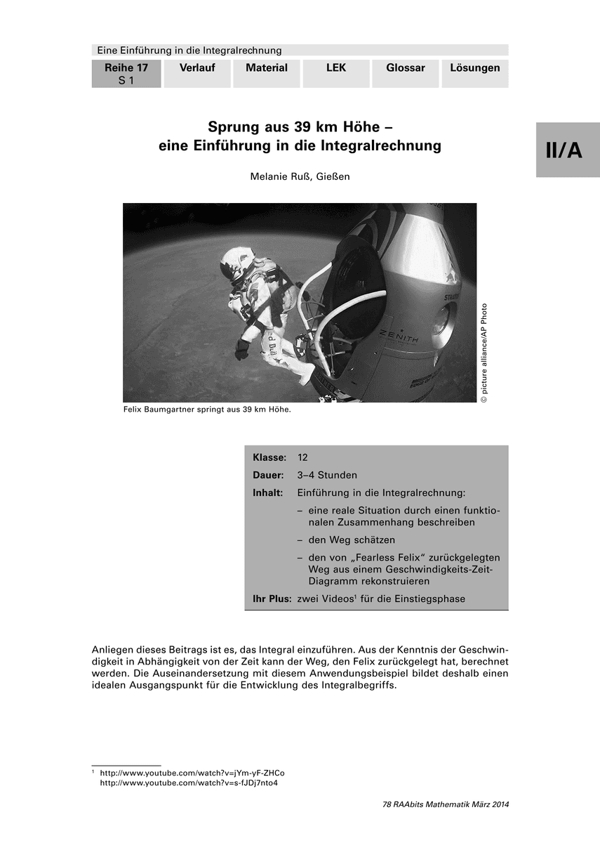 Sprung aus 39 km Höhe