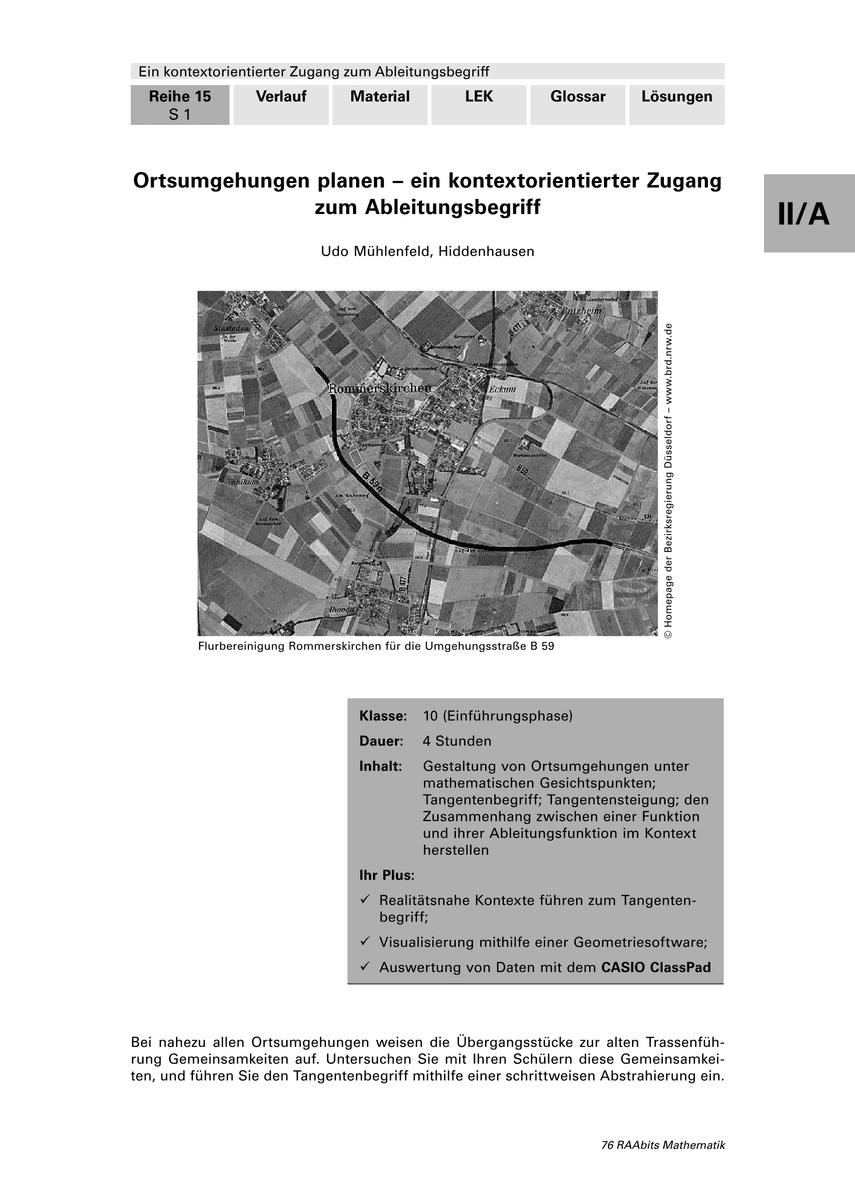 Ortsumgehungen planen