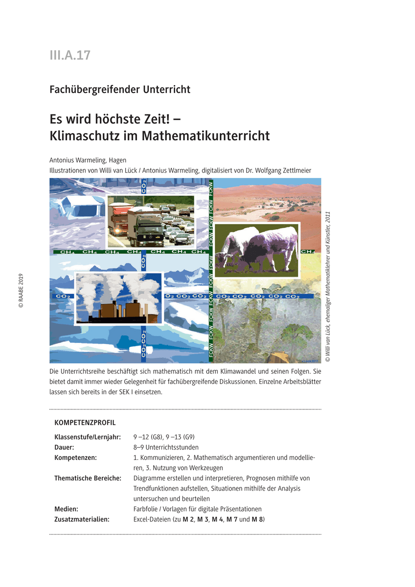 Es wird höchste Zeit!