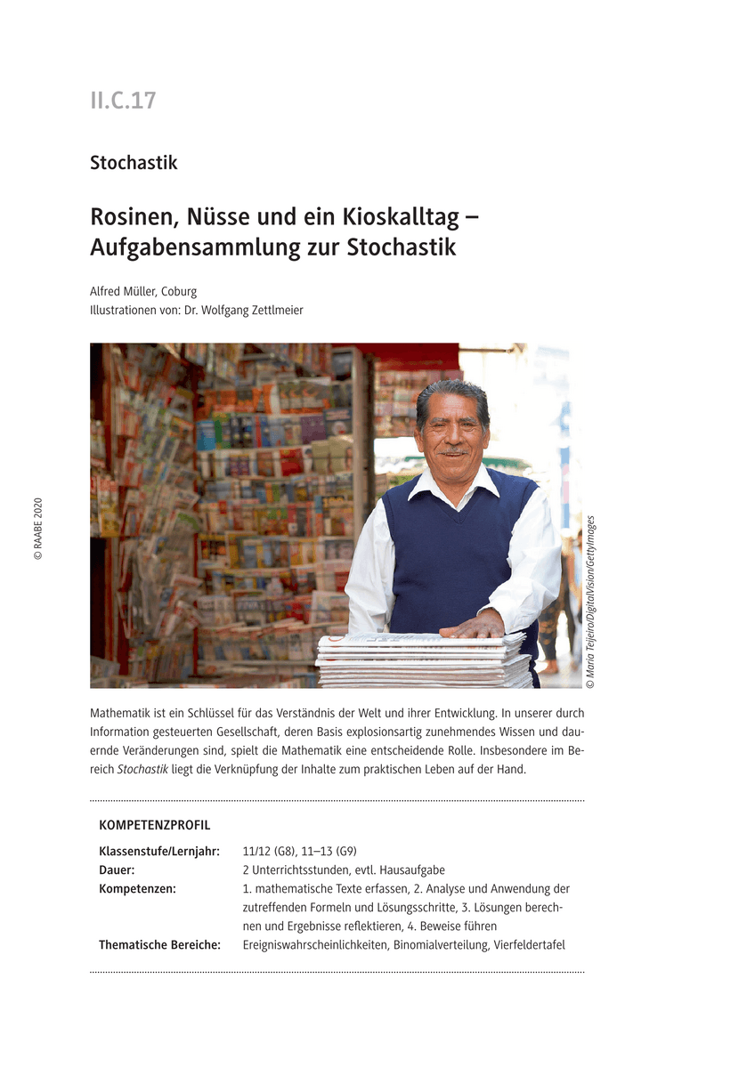 Rosinen, Nüsse und ein Kioskalltag