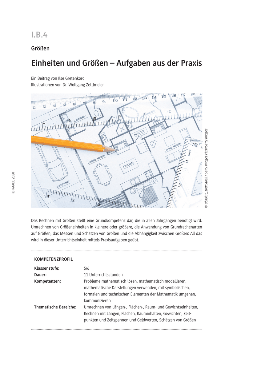Einheiten und Größen
