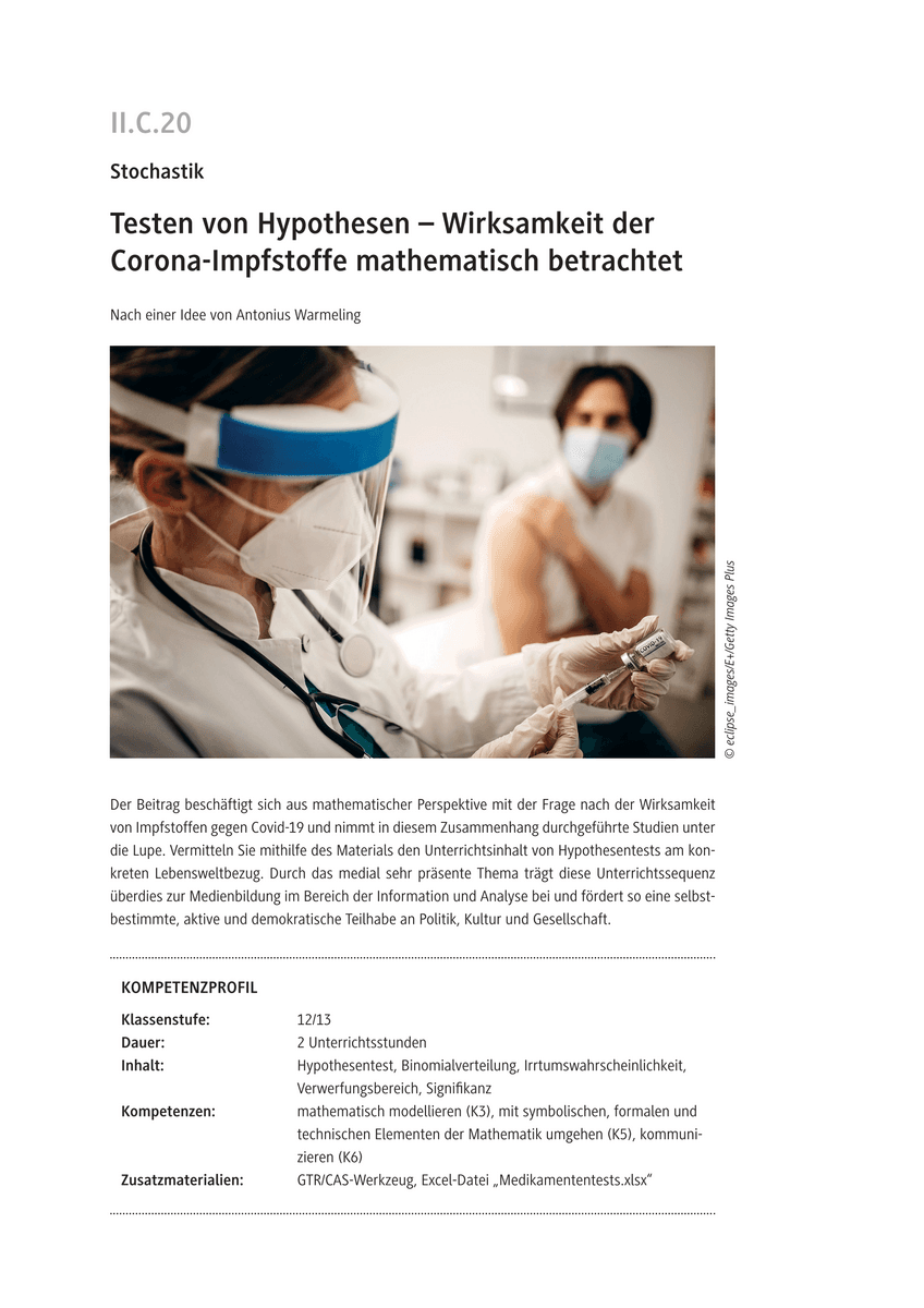 Testen von Hypothesen