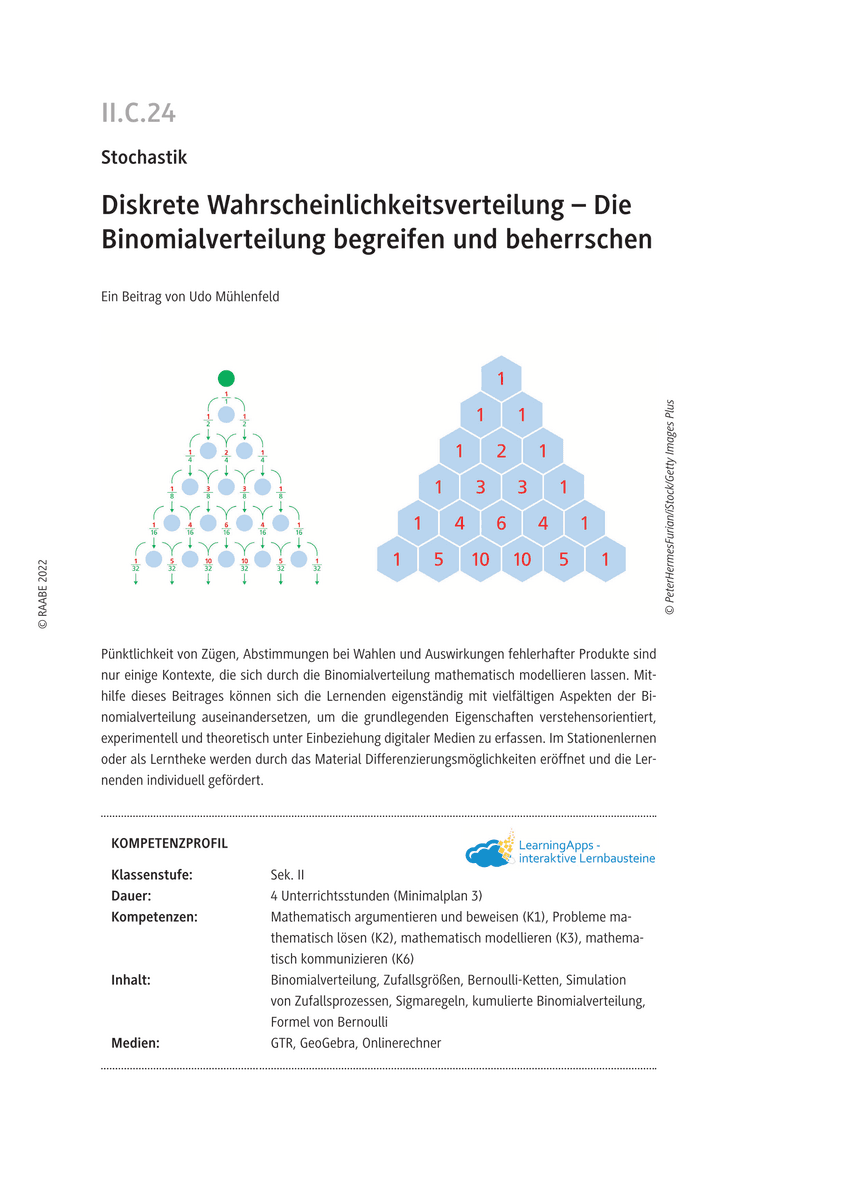 Diskrete Wahrscheinlichkeitsverteilung