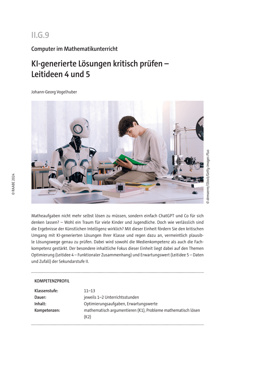 KI-generierte Lösungen kritisch prüfen