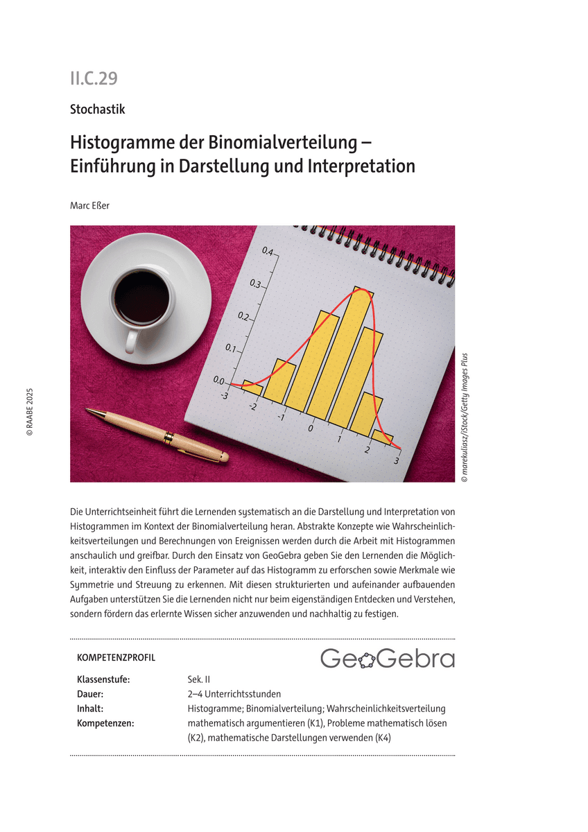 Histogramme der Binomialverteilung