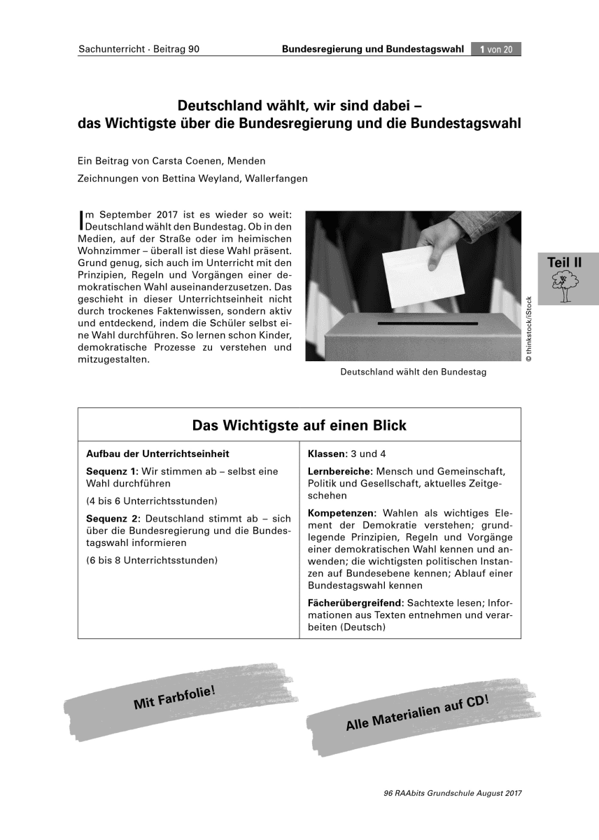 Deutschland wählt, wir sind dabei