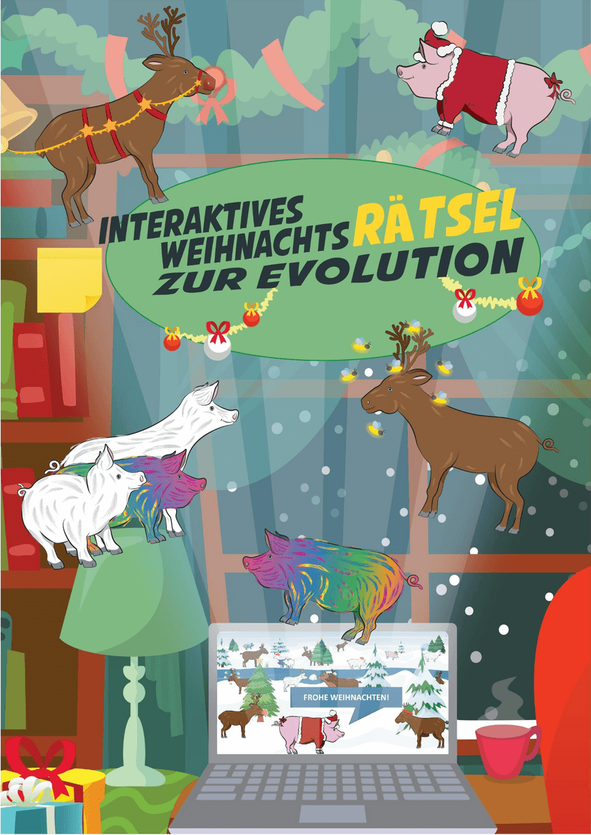 Interaktives Weihnachtsrätsel zur Evolution