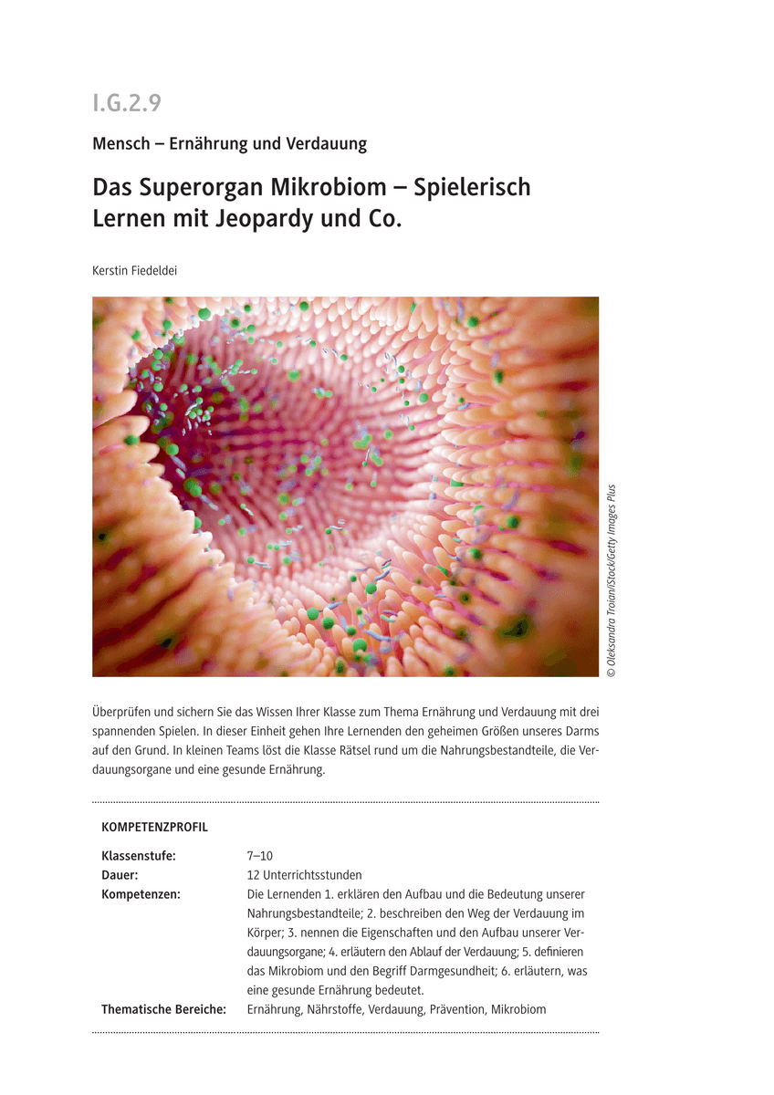 Das Superorgan Mikrobiom