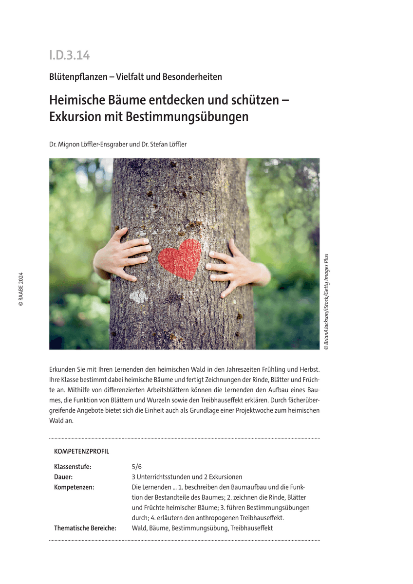Heimische Bäume entdecken und schützen