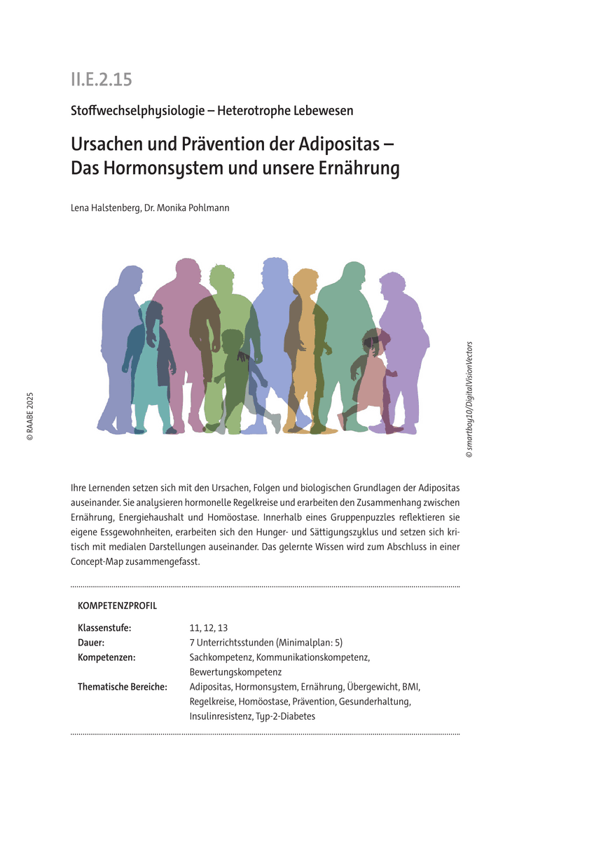 Ursachen und Prävention der Adipositas
