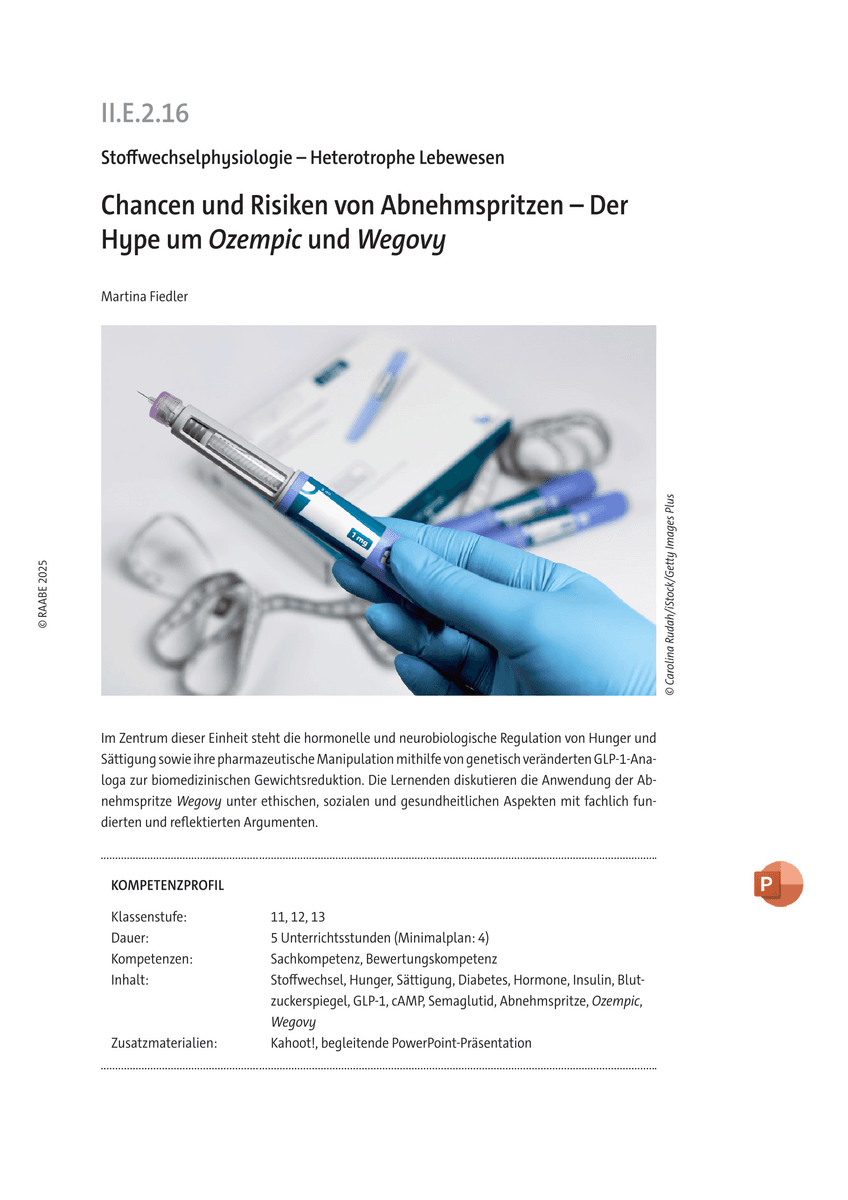 Chancen und Risiken von Abnehmspritzen