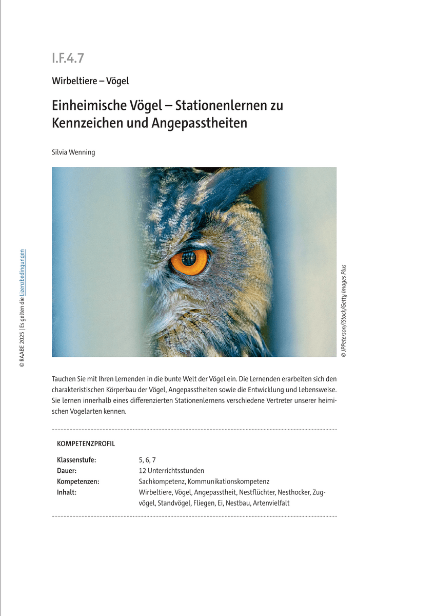 Einheimische Vögel