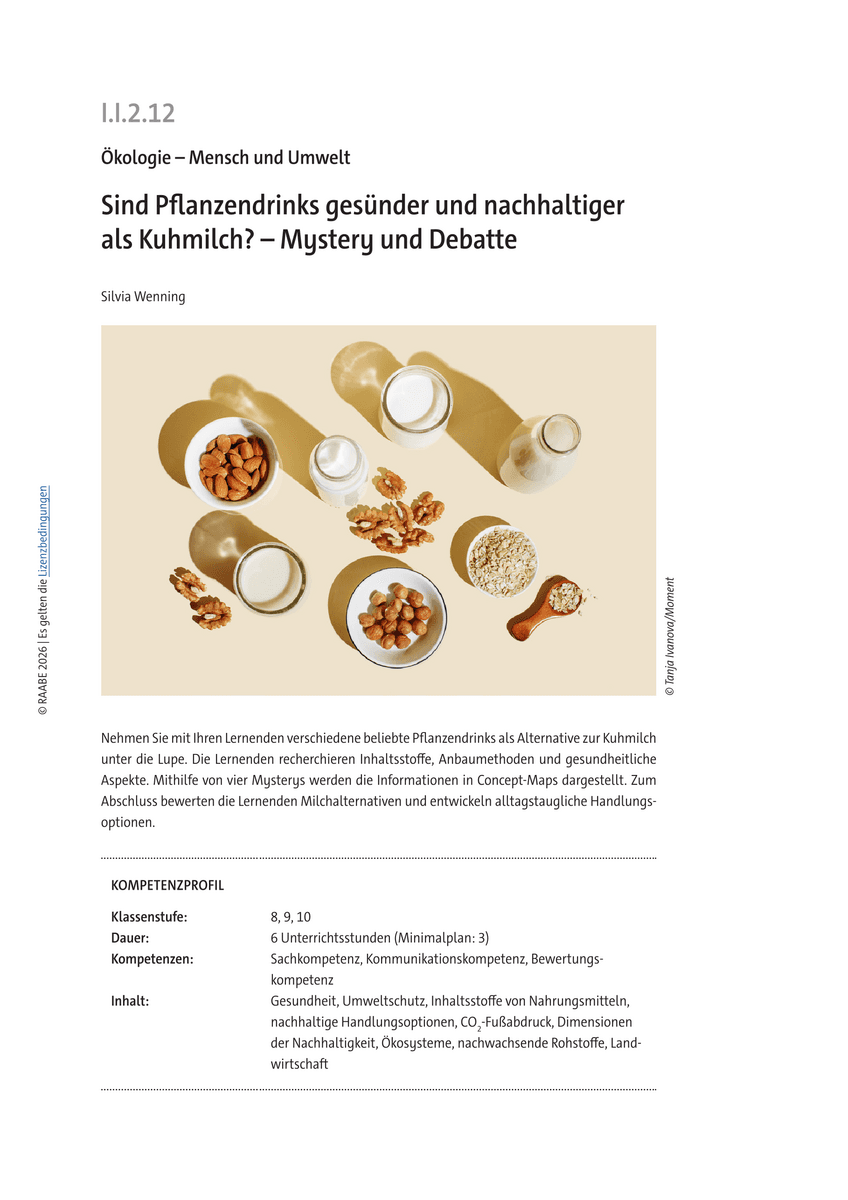 Sind Pflanzendrinks gesünder und nachhaltiger als Kuhmilch?