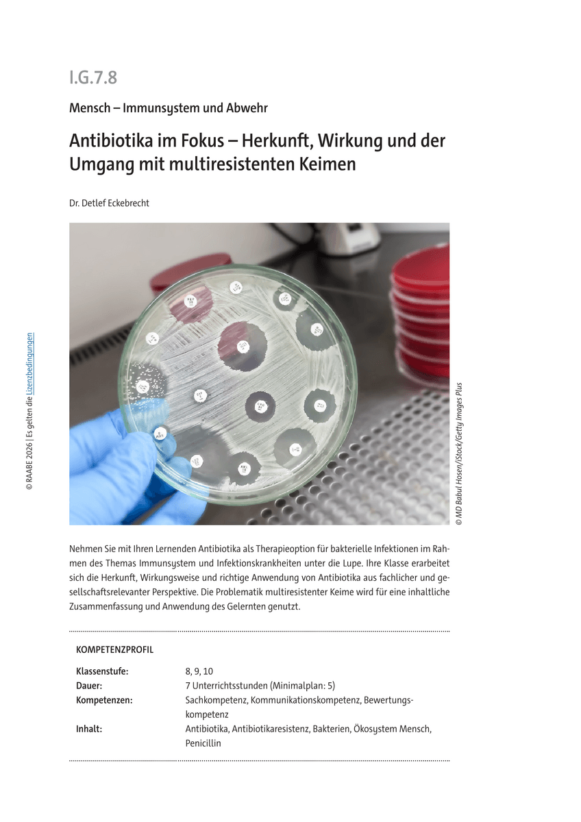 Antibiotika im Fokus