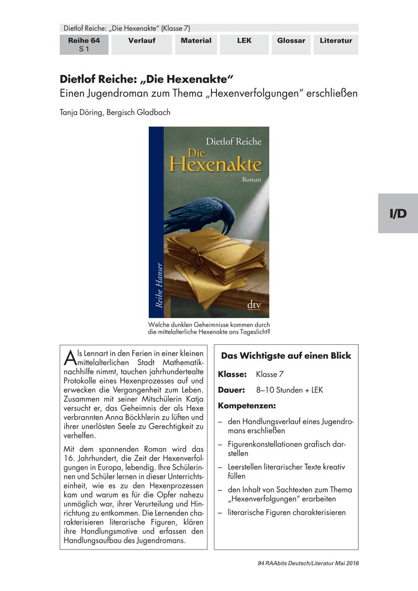 Dietlof Reiche: „Die Hexenakte“