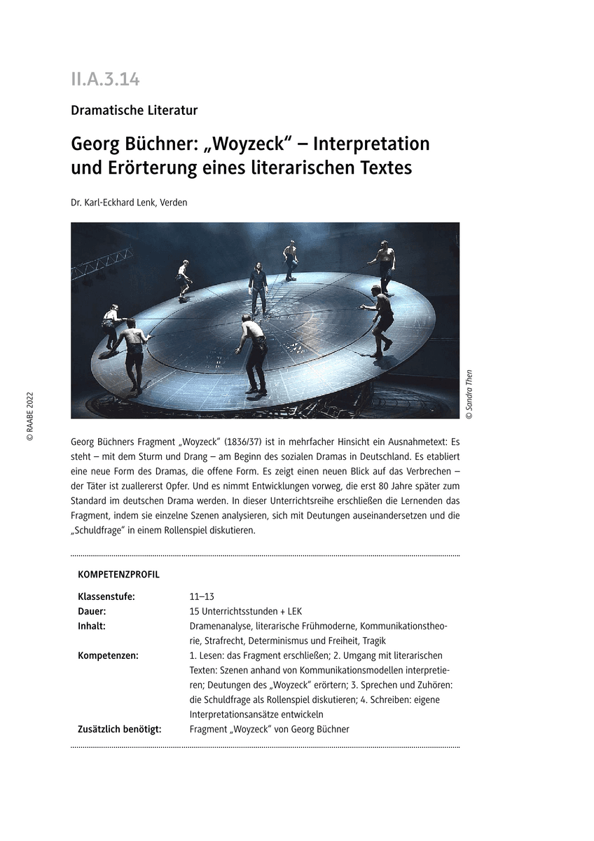 Georg Büchner: „Woyzeck“