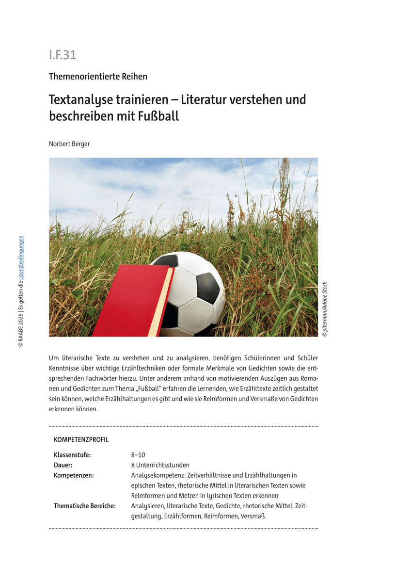 Textanalyse trainieren