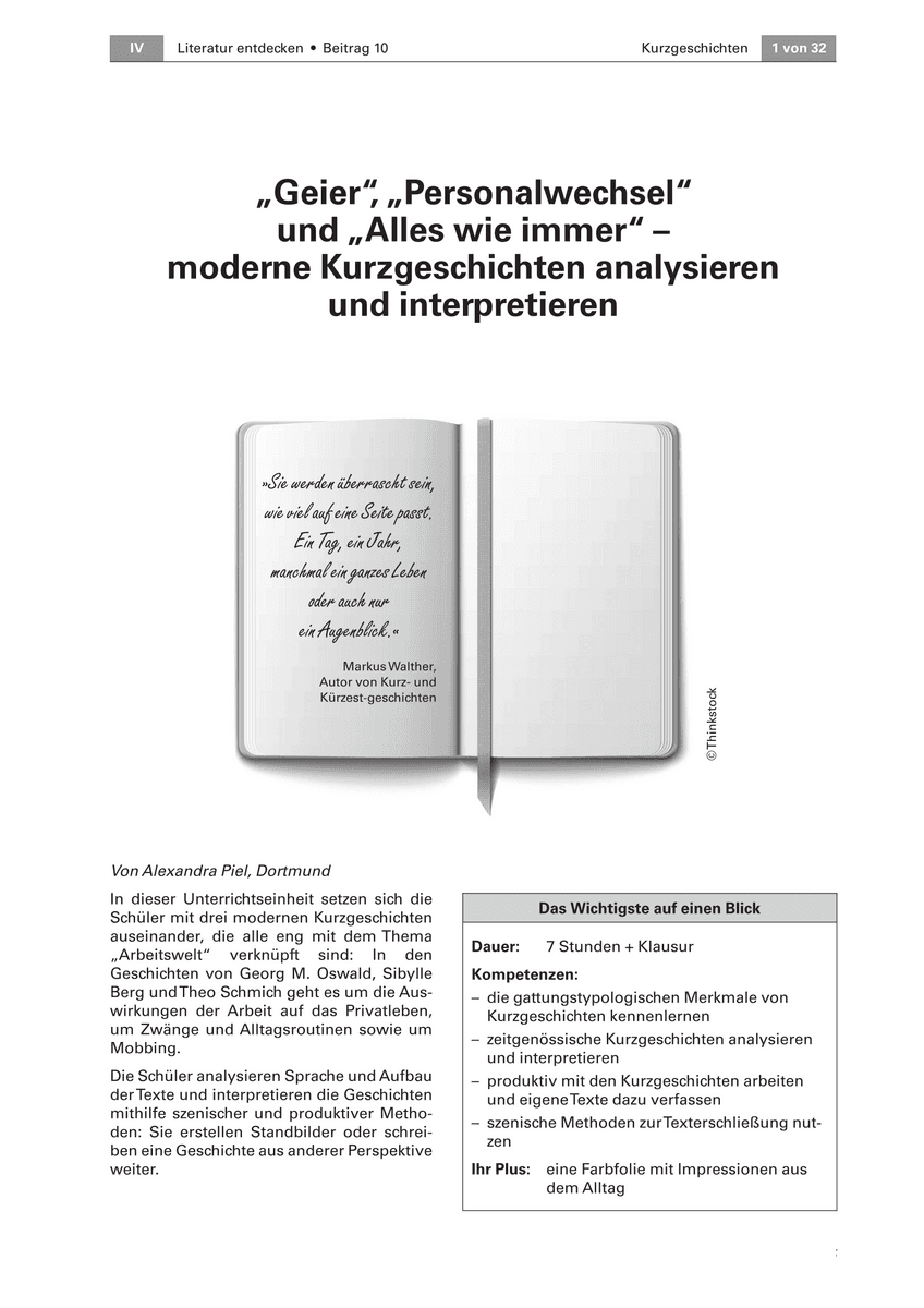 „Geier“, „Personalwechsel“ und „Alles wie immer“
