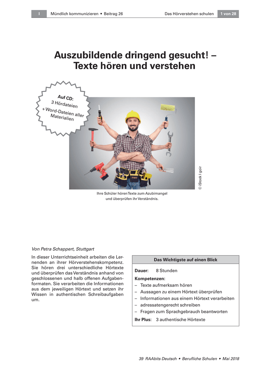 Auszubildende dringend gesucht!