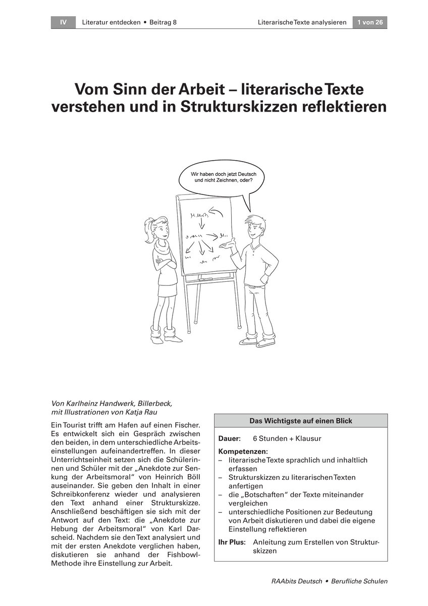 Vom Sinn der Arbeit