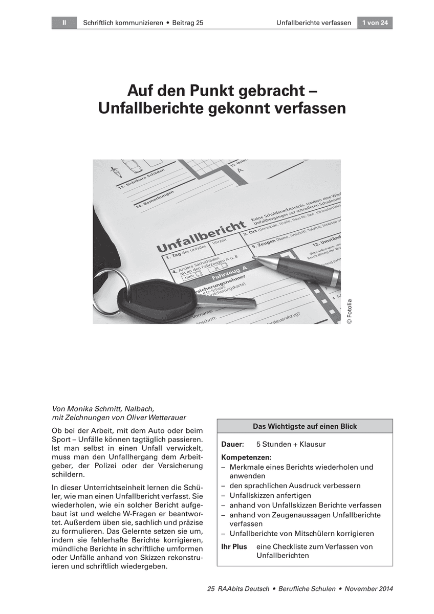 Auf den Punkt gebracht